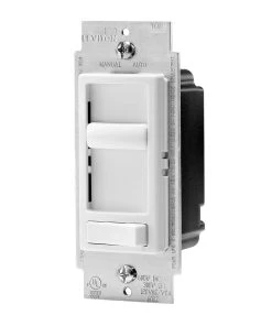 Leviton Universal Decora SureSlide Dimmer With Preset Switch (White)