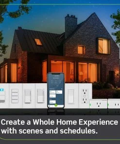 Leviton Decora Smart Wi-Fi (2nd Gen) 600W Dimmer, Model D26HD-1RW 8 Leviton Decora Smart Wi-Fi (2nd Gen) 600W Dimmer, Model D26HD-1RW -Leviton Store 1000x1000 D26HD 1