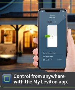 Leviton Decora Smart Wi-Fi (2nd Gen) 600W Dimmer, Model D26HD-1RW 7 Leviton Decora Smart Wi-Fi (2nd Gen) 600W Dimmer, Model D26HD-1RW -Leviton Store 1000x1000 D26HD 4