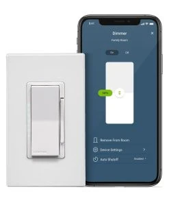 Leviton Decora Smart Wi-Fi (2nd Gen) 600W Dimmer, Model D26HD-1RW