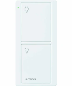 Lutron Pico 2-Button With On/Off Remote, Model PJ2-2B-GWH-L01