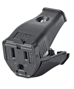 Leviton Connector 2 Poles 3 Wires 5-15R 15A 125V, Model 3W102-749