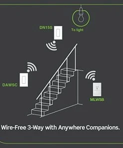 Leviton Decora Smart No-Neutral Wi-Fi Switch In White, Model DN15S-W* 7 Leviton Decora Smart No-Neutral Wi-Fi Switch In White, Model DN15S-W* -Leviton Store 516DcjuFfgL. AC SX522