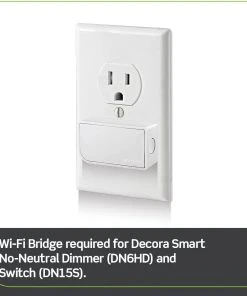 Leviton Decora Smart No-Neutral Wi-Fi Dimmer In White, Model DN6HD-W* -Leviton Store 51BuNMtqiXL. AC SL1000