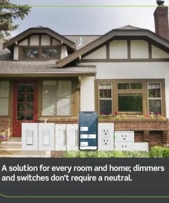 Leviton Decora Smart No-Neutral Wi-Fi Dimmer In White, Model DN6HD-W* -Leviton Store 51FaN4m6ixL. AC