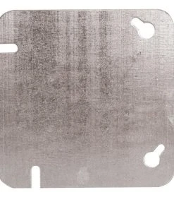 Hubbell Canada Hubbell 4" Blank Flat Square Cover, Model 52C1BAR