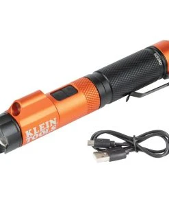 Klein Tools Rechargeable Focus Flashlight With Laser, Model 56040