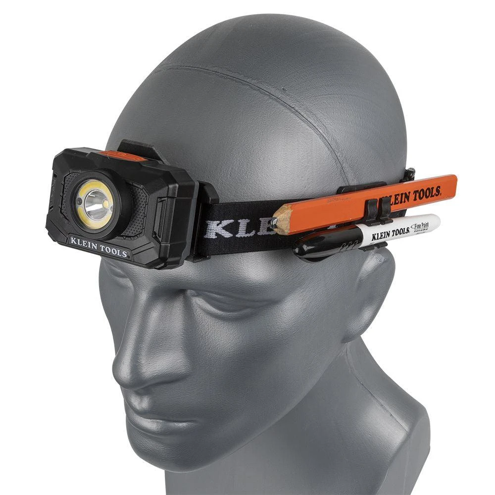 Klein Tools Rechargeable 2-Color LED Headlamp with Fabric Strap, Model 56414 Klein Tools Rechargeable 2-Color LED Headlamp With Fabric Strap, Model 56414 -Leviton Store 56414 alt8