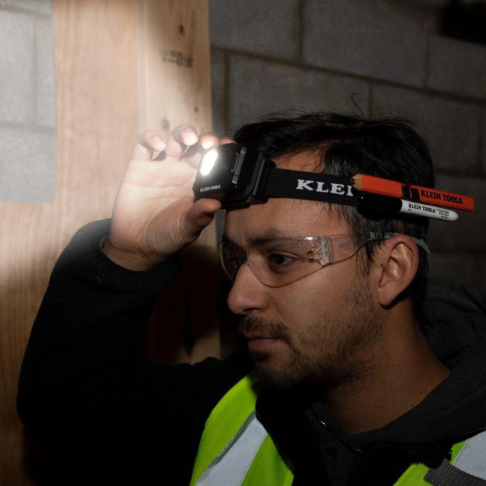 Klein Tools Rechargeable 2-Color LED Headlamp with Fabric Strap, Model 56414 Klein Tools Rechargeable 2-Color LED Headlamp With Fabric Strap, Model 56414 -Leviton Store 56414 app10