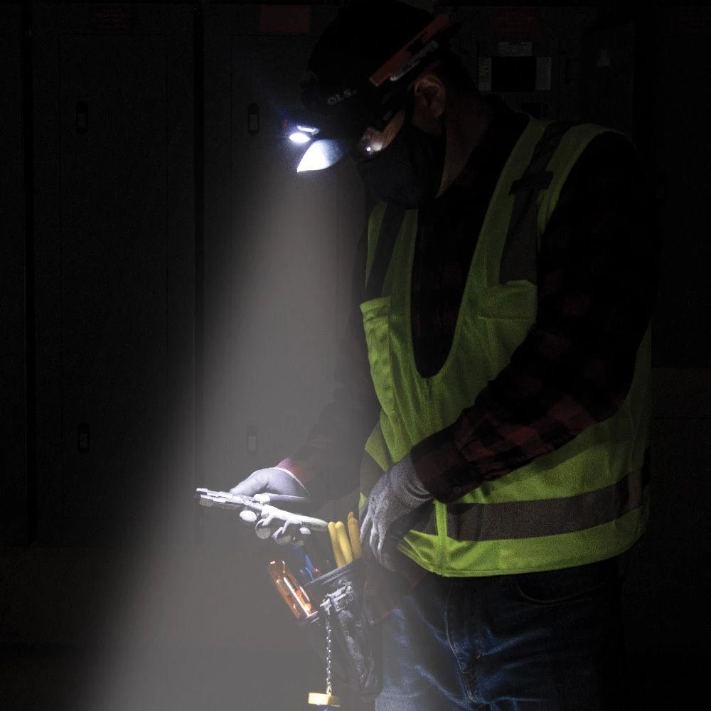 Klein Tools Rechargeable 2-Color LED Headlamp with Fabric Strap, Model 56414 Klein Tools Rechargeable 2-Color LED Headlamp With Fabric Strap, Model 56414 -Leviton Store 56414 app7