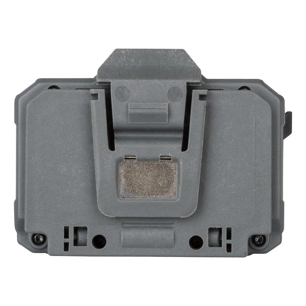 Klein Tools Rechargeable 2-Color LED Headlamp with Fabric Strap, Model 56414 Klein Tools Rechargeable 2-Color LED Headlamp With Fabric Strap, Model 56414 -Leviton Store 56414 back