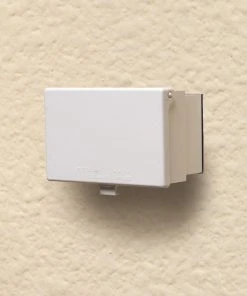 Arlington Horizontal Low Profile IN-and-OUT Cover - White, Model 60HW