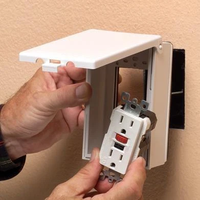 Arlington Vertical Low Profile IN-and-OUT Cover - White, Model 60VW