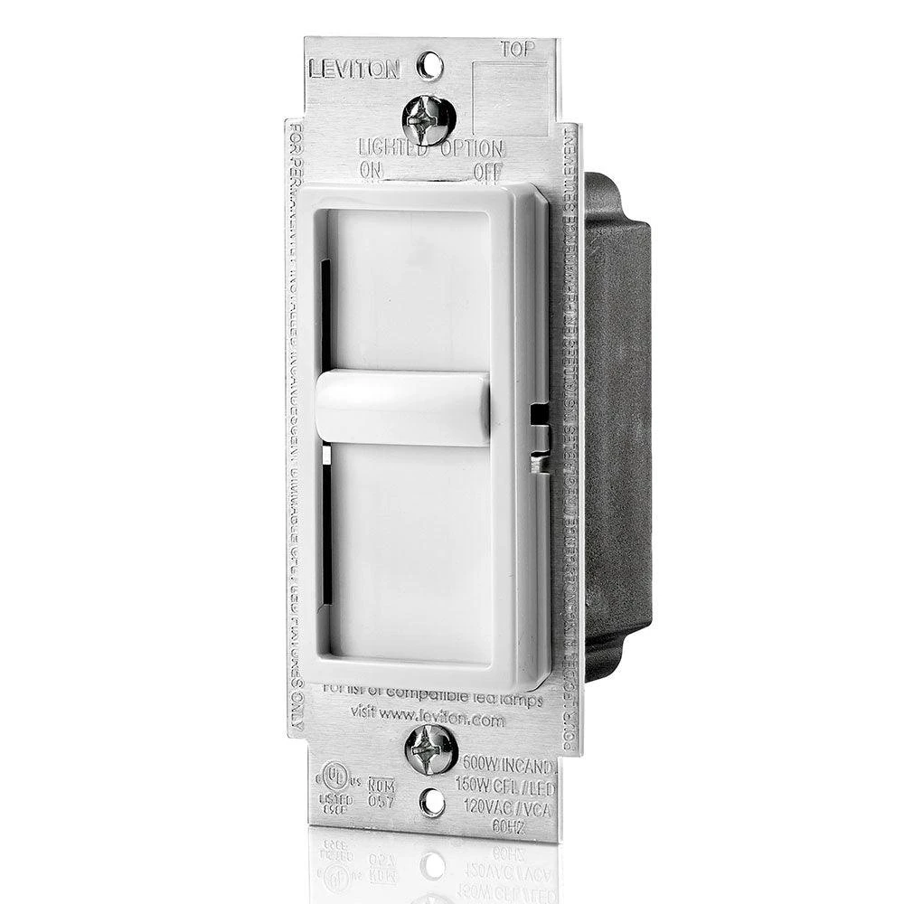 Leviton Pack Of 2 Slide-To-Off Universal Dimmer, Model 06672-756 - Image 3