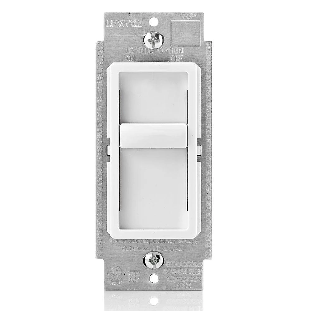 Leviton Pack Of 2 Slide-To-Off Universal Dimmer, Model 06672-756