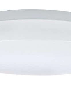 LEDVANCE Sylvania 11 Inch LED Drum Flush Luminaire 15W, Soft White 3000K, Model LEDFLUSHDRM11IN15