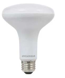 LEDVANCE Sylvania Contractor Series BR30 Reflector 9W, Warm White 2700K LED Light Bulb (Pack Of 2), Model 73954