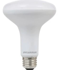 LEDVANCE Sylvania Contractor Series BR30 Reflector 9W, Daylight White 5000K LED Light Bulb (Pack Of 2), Model 73956
