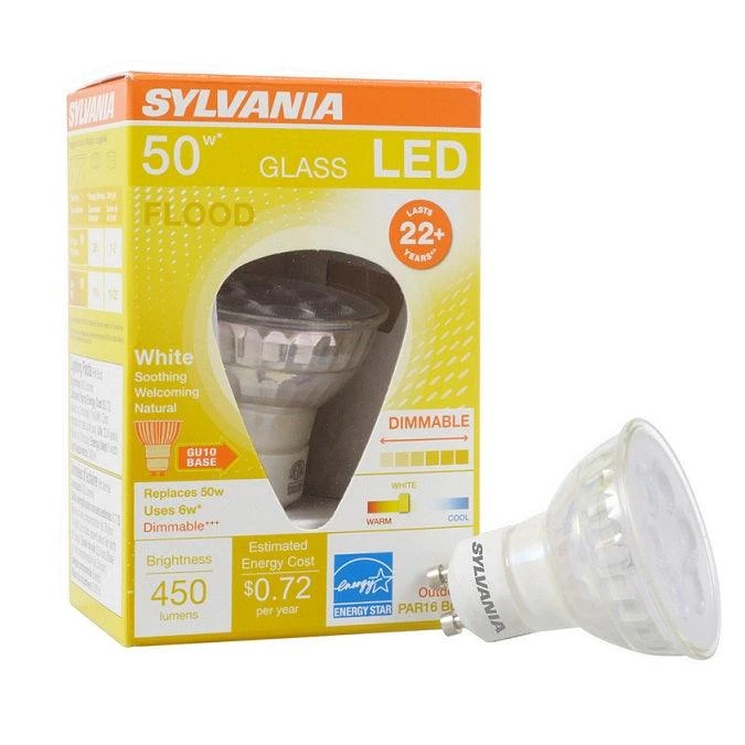 LEDVANCE Sylvania Ultra Glass PAR16 6W, Soft White 3000K LED Light Bulb, Model 78288 - Image 2