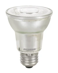 LEDVANCE Sylvania Ultra Glass PAR20 7W, Soft White 3000K LED Light Bulb, Model 78348