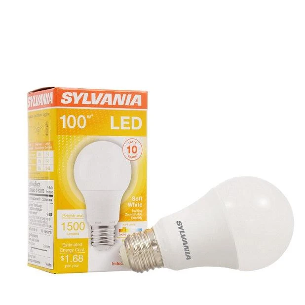 LEDVANCE Sylvania Contractor Series A19, 14W Warm White 2700K LED Light Bulb, Model 79292 - Image 2