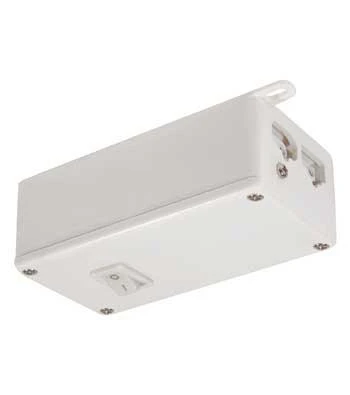 Liteline ALFT Bar System Hardwire Box with On/Off Switch, Model ALFT6300-WH Liteline ALFT Bar System Hardwire Box With On/Off Switch, Model ALFT6300-WH -Leviton Store ALFT6300 WH