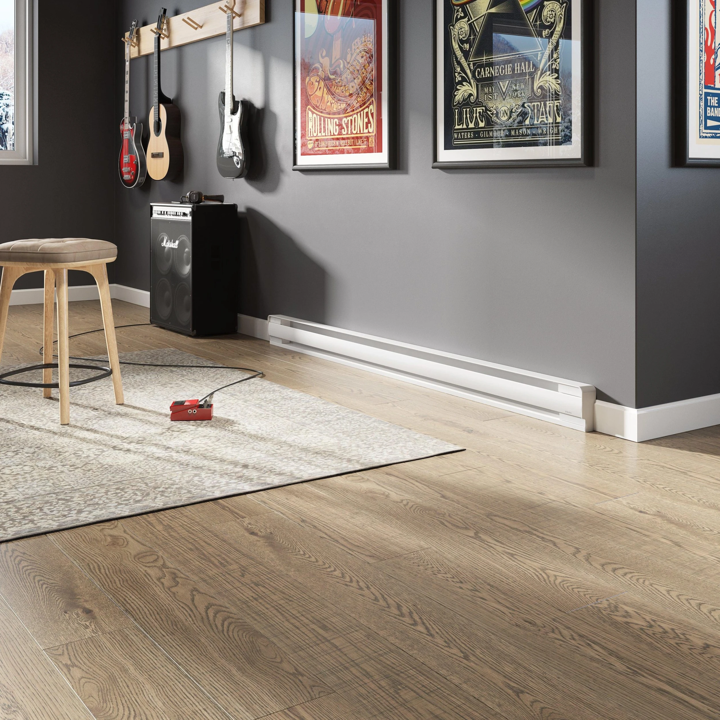 Stelpro 500W White Brava Electric Baseboard Heater, Model B0502W - Image 3