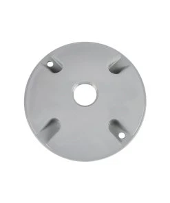 RAB Design Lighting Aluminium Cover With One 1/2'' Knockout For Octagon Box, Model DC100