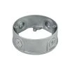 RAB Design Lighting Round Die-Cast Aluminum Extension Ring With Four 1/2'' Entries, Model DEX5 1 RAB Design Lighting Round Die-Cast Aluminum Extension Ring With Four 1/2'' Entries, Model DEX5 -Leviton Store DEX5