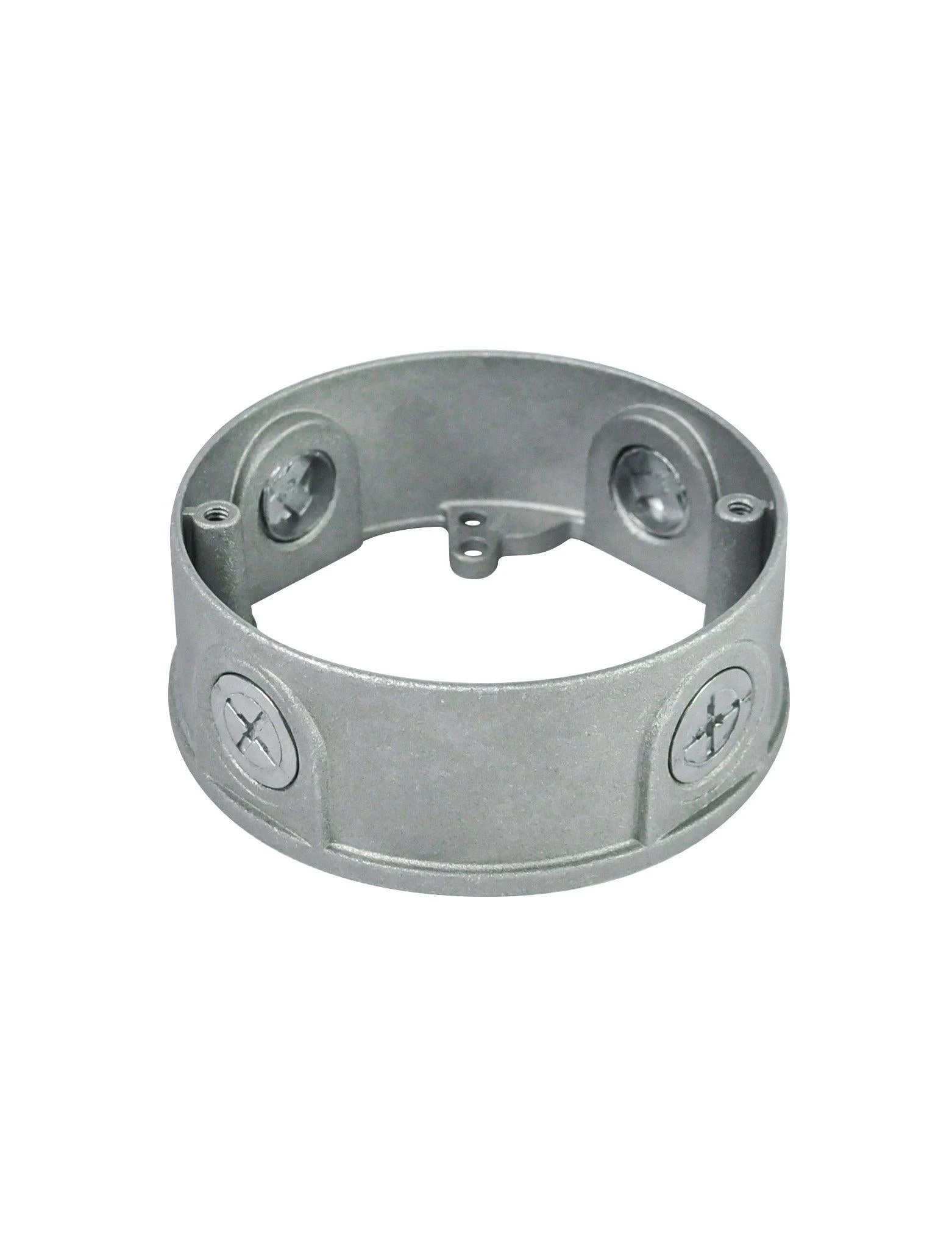 RAB Design Lighting Round Die-Cast Aluminum Extension Ring With Four 1/2'' Entries, Model DEX5