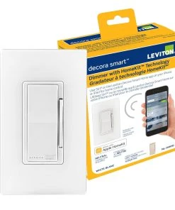 Leviton Decora Smart Dimmer With Homekit Technology, Model DH6HD701 4 Leviton Decora Smart Dimmer With Homekit Technology, Model DH6HD701 -Leviton Store DH6HD 701 prod pkg
