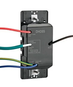 Leviton Decora In-Wall Comination Humidity Sensor And Fan Control With Light Switch, Model DHD05-1LW* -Leviton Store DHD05 W f