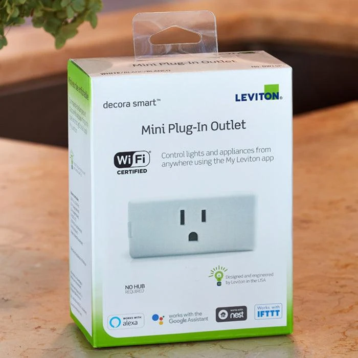 Leviton Indoor Decora Smart Wi-Fi Plug-In Outlet, Model DW15P - Image 4