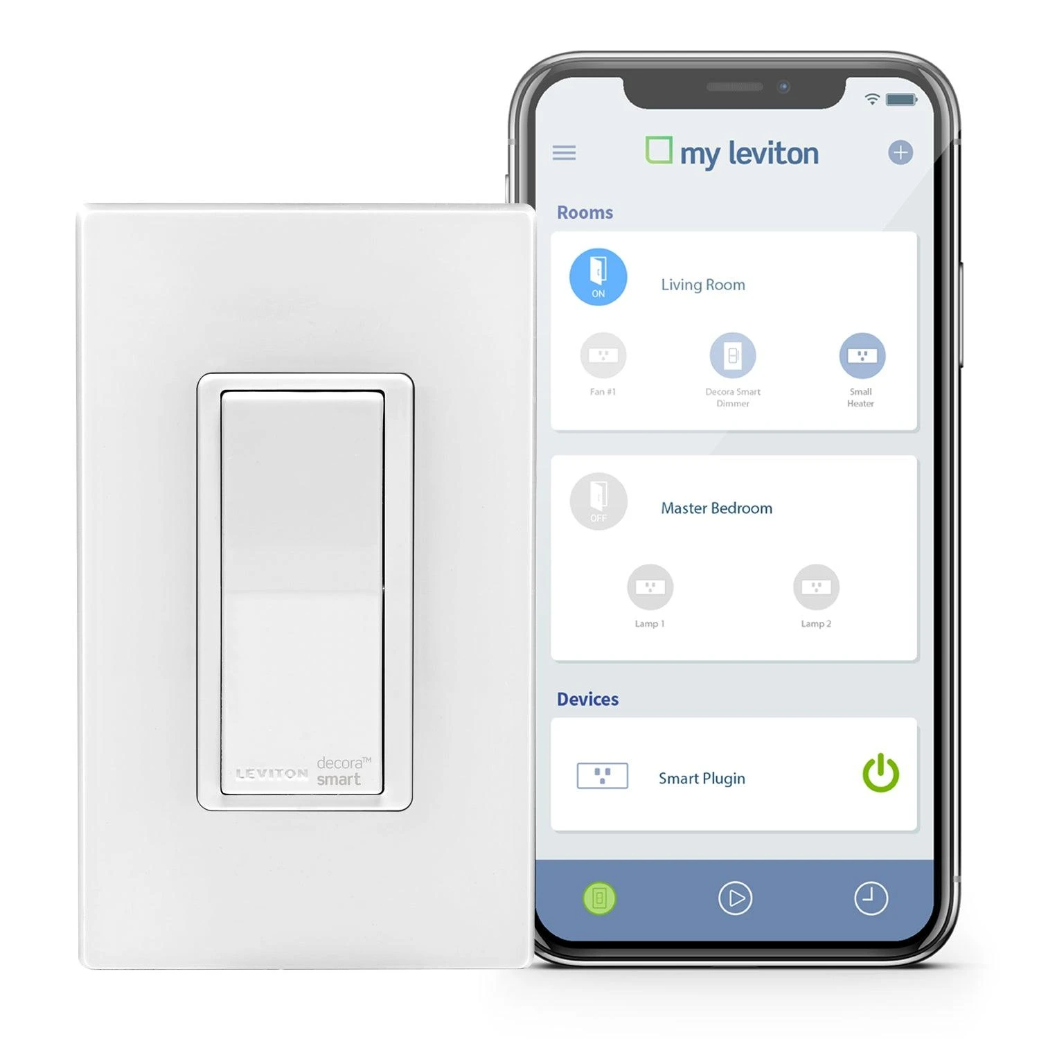 Leviton Decora Smart Switch with Wi-Fi Technology, Model DW15S701 Leviton Decora Smart Switch With Wi-Fi Technology, Model DW15S701 -Leviton Store DW15S 701 prod app