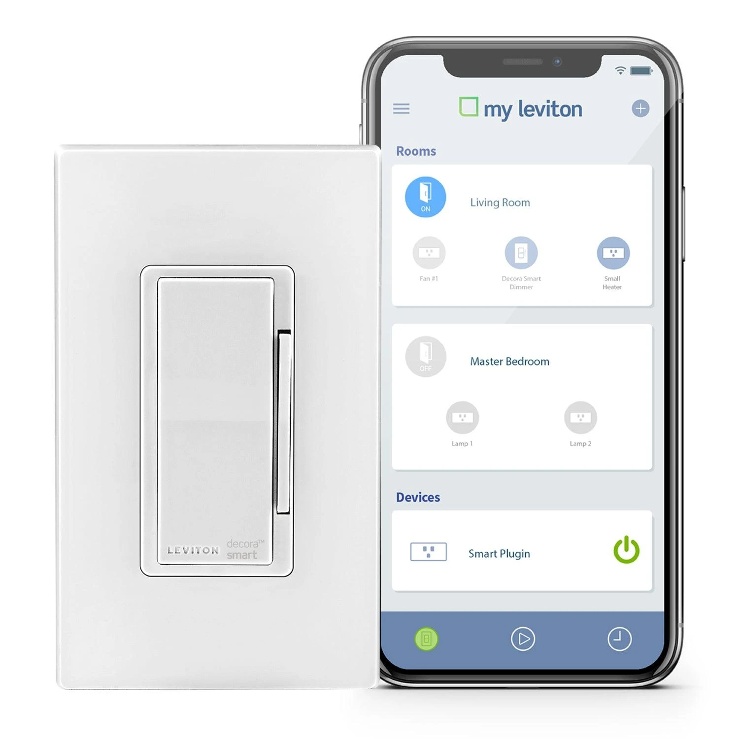 Leviton Decora Smart Dimmer With Wi-Fi Technology, Model DW6HD701