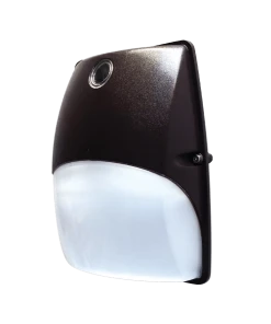 RAB Design Lighting 20 Watts LED Wall Light With Slim Exterior And Integrated Photocell, Model DWL1-LED18