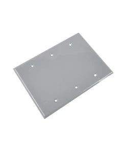 RAB Design Lighting 3 Gang Aluminum Cover With 6 Screw Holes, Model FS3C