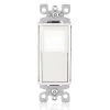 Leviton 15Amp Decora LED Illuminated Rocker Single-Pole Switch, Model L5611-2W