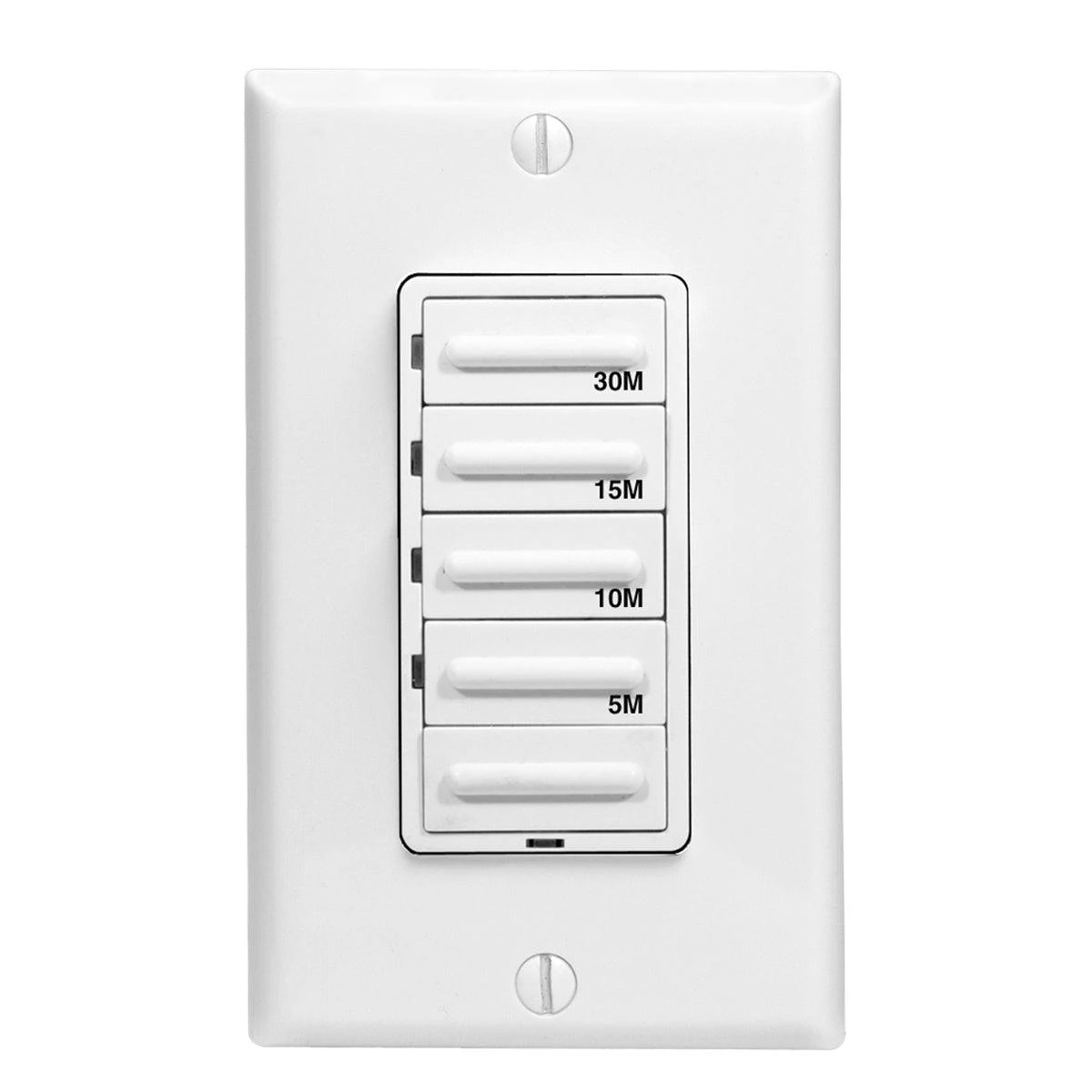 Leviton Decora 30 Minute Countdown Timer With Wallplate - White, Model LTB30W - Image 2
