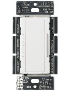 Lutron Maestro C.L Dimmer Switch For Dimmable LED, Halogen & Incandescent Bulbs, Model MACL-153M-WH