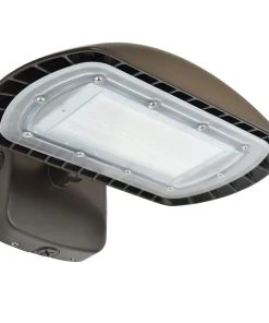 RAB Design Lighting ORA4-LED 80 Watts Multi-Purpose Exterior Wall Mounted Flood Light, Model ORA4-LED80-B-4K-BRZ-DIM-WMC