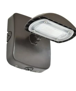 RAB Design Lighting ORA1-LED Multi-Purpose 15 Watts Exterior Wall Mounted Flood Light, Model ORA1-LED15-B-4K-BRZ-DIM-WMC