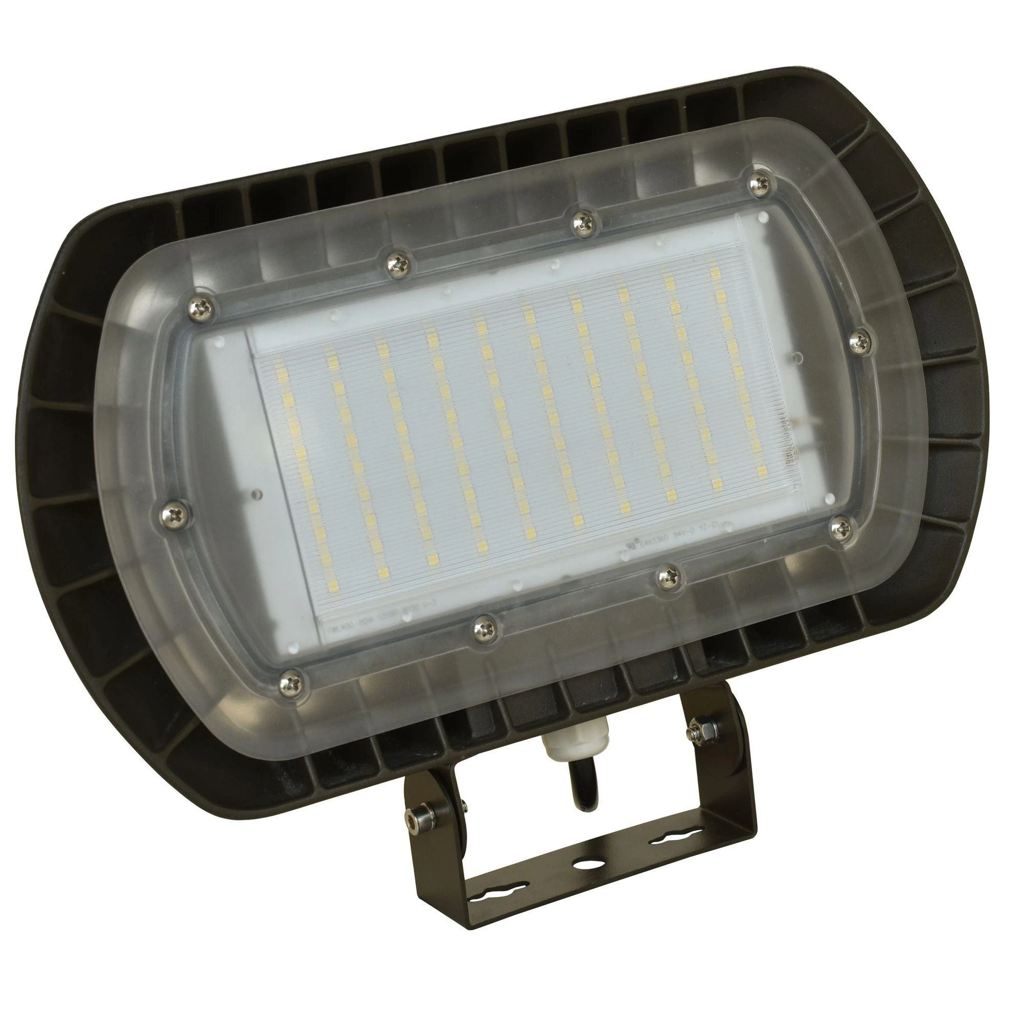 RAB Design Lighting ORA4-LED 80 Watts Multi-Purpose Exterior Yoke Mounted Flood Light, Model ORA4-LED80-B-4K-BRZ-YK*