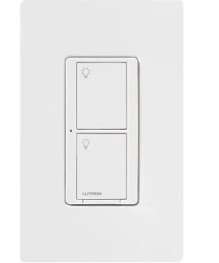 Lutron Caseta Wireless Smart Lighting Switch For All Bulb Types And Fans, Model PD-6ANS-WH