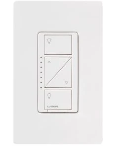Lutron Caseta Wireless Smart Lighting Dimmer Switch For Wall & Ceiling Lights, Model PD-6WCL-WH
