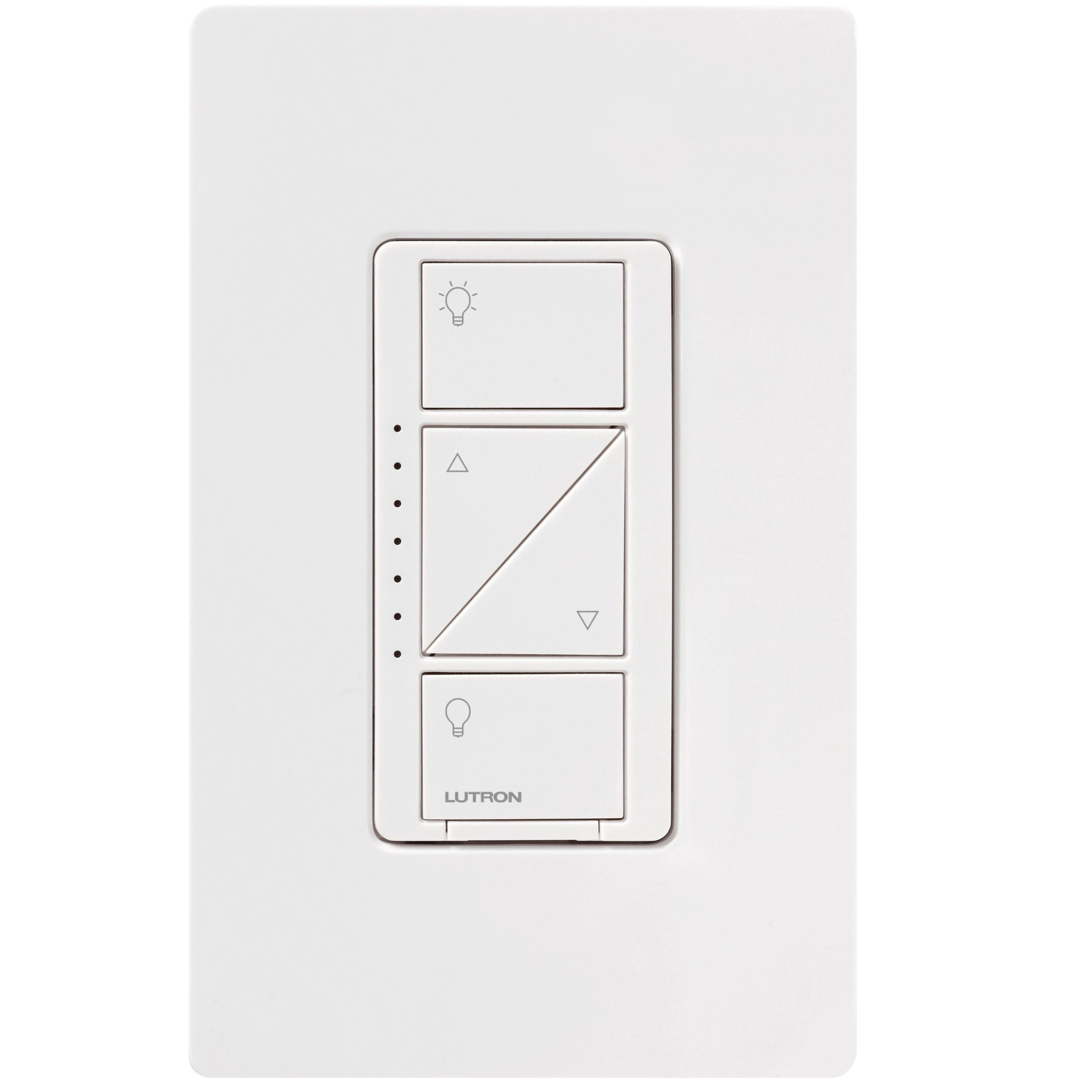 Lutron Caseta Wireless Smart Lighting Dimmer Switch for Wall & Ceiling Lights, Model PD-6WCL-WH Lutron Caseta Wireless Smart Lighting Dimmer Switch For Wall & Ceiling Lights, Model PD-6WCL-WH -Leviton Store PD 6WCL WH with Wallplate 2 scaled
