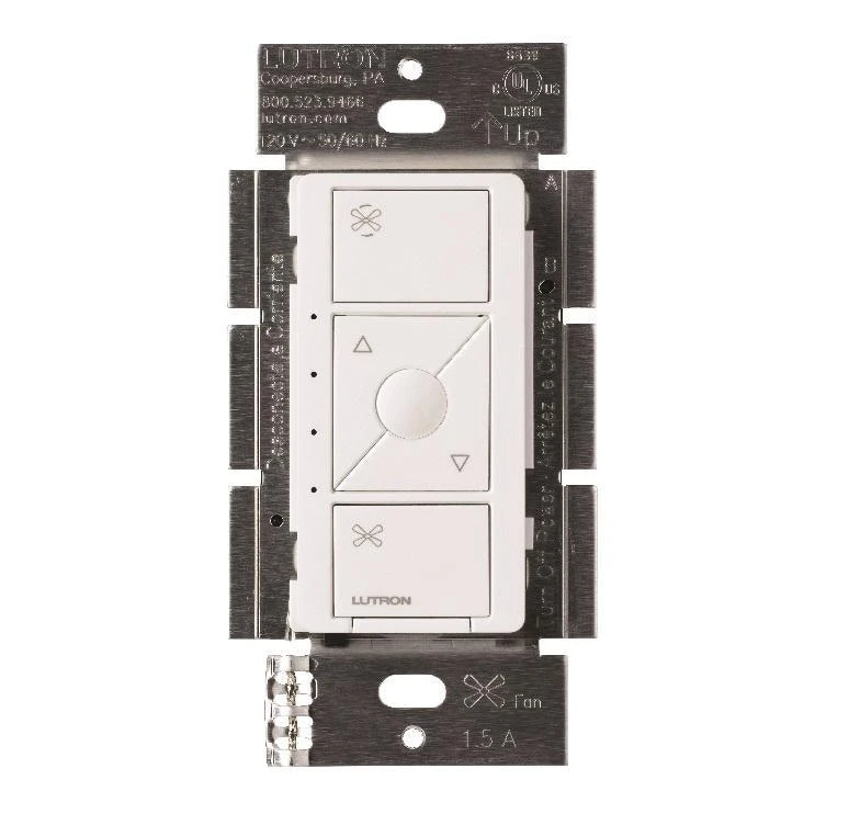 Lutron Caseta Wireless Smart Fan Speed Control, Model PDFSQNWH - Image 2