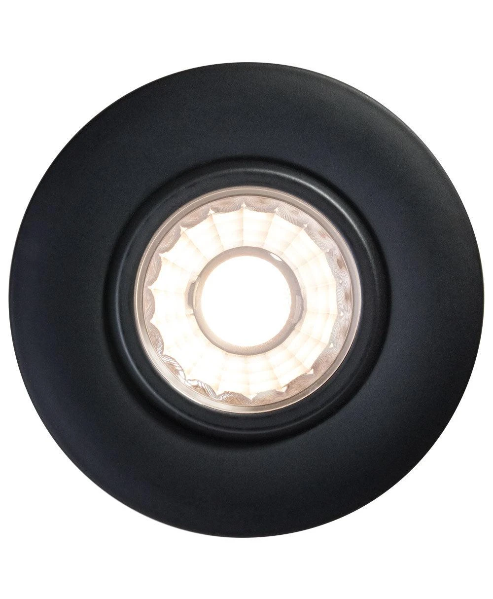 Liteline 3" Luna Black Gimbal Recessed Fixture, Soft White (3000k), Model RA3-7G-30K-90BK - Image 2