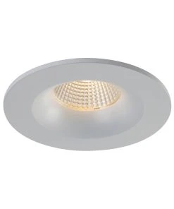 Liteline 3.5" Luna LED White Round Fixed Recessed Fixture, Soft White (3000K), Model RA35-12F-30K-90WH