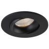 Liteline 3.5" Luna LED Black Round Regressed Gimbal Recessed Fixture, Model RA35-12RG-90BK -Leviton Store RA35 12G BK 2e671e9b d8f2 4d70 8880 98a3b4a98181
